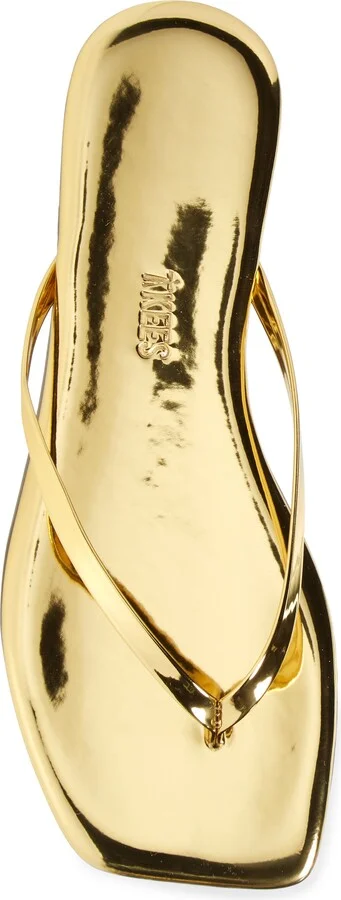 Lily Mirror Square Toe Flip Flop - Image 11