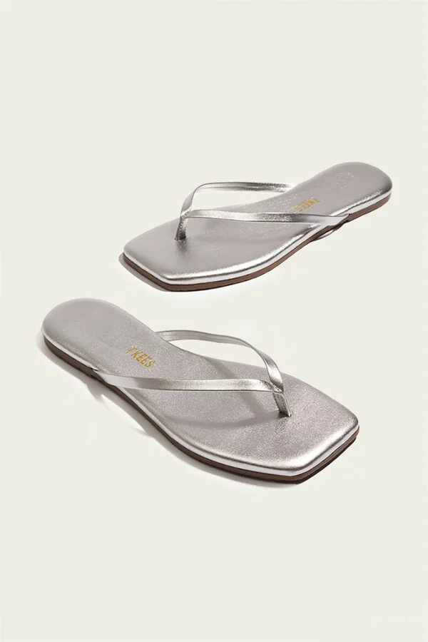 Lily Square Toe Flip Flops in Fairylust - Image 2