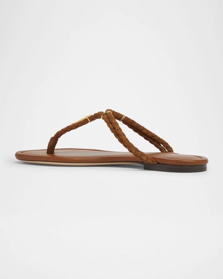 Lily Suede Thong Sandals - Image 2