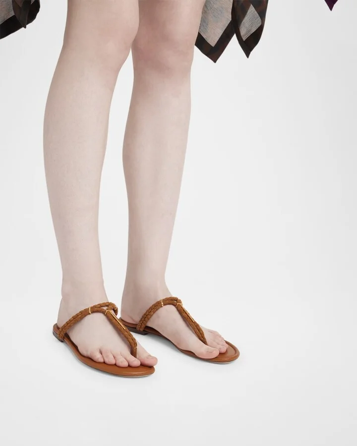 Lily Suede Thong Sandals - Image 6