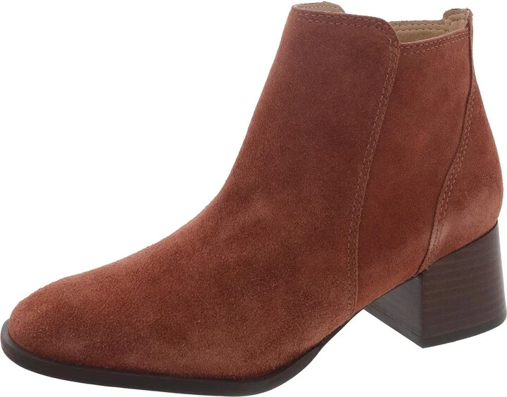 Lilye Womens Booties Block Heel Ankle Boots