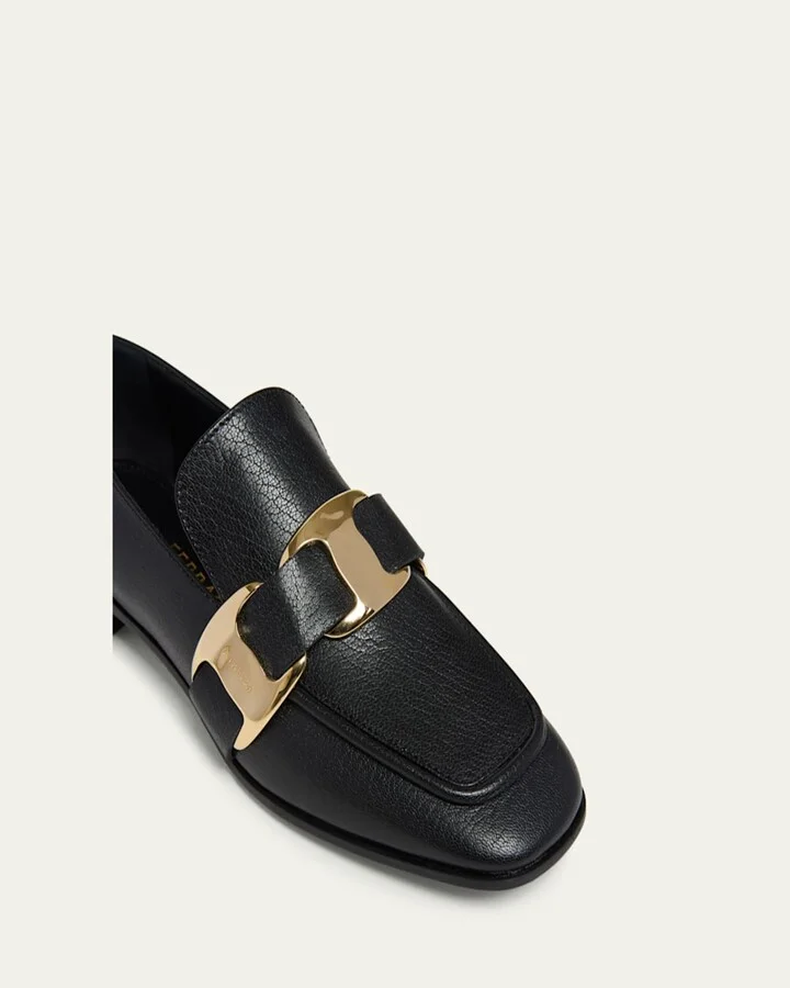 Limania Leather Platos Trio Loafers - Image 4