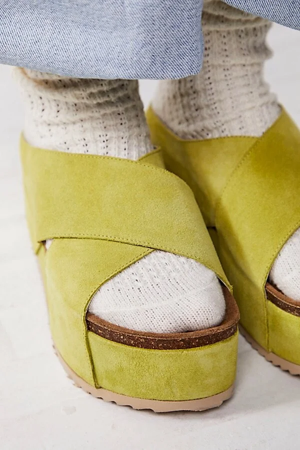 Limelight Suede Flatform Sandals - Image 3