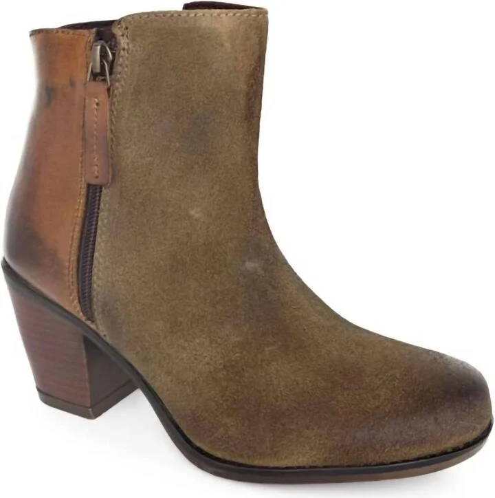 Lina Bootie In Tan