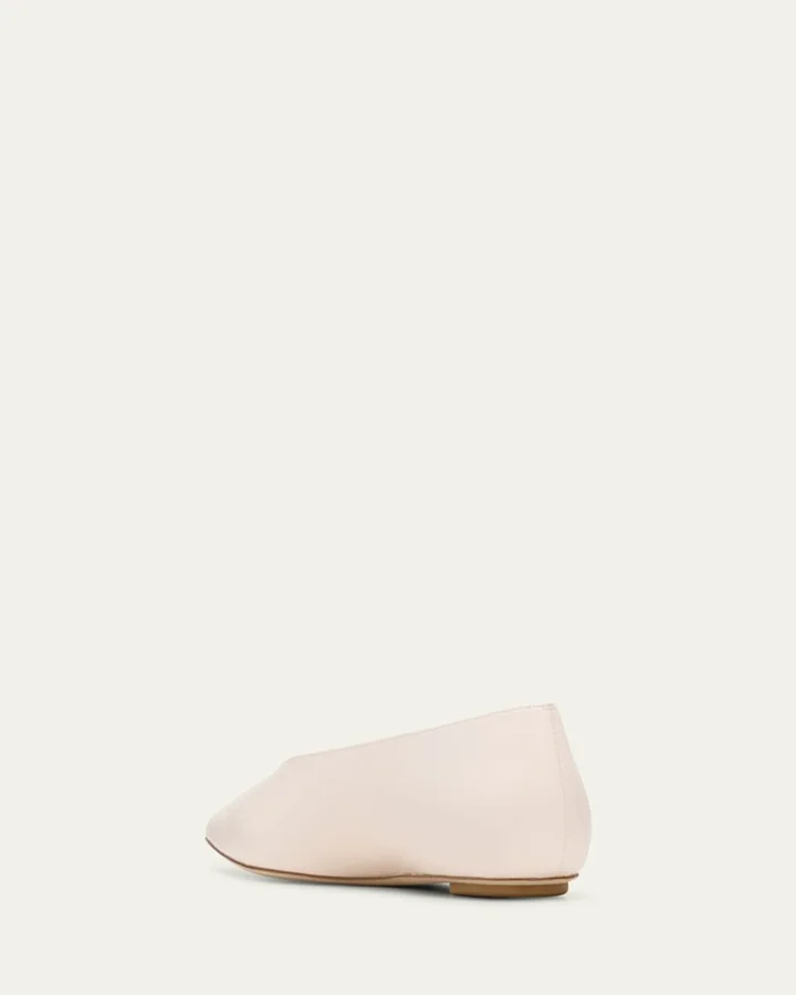 Lina Leather Point-Toe Ballerina Flats - Image 2