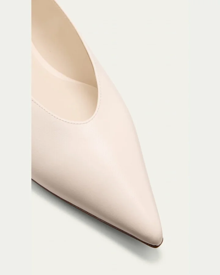 Lina Leather Point-Toe Ballerina Flats - Image 5