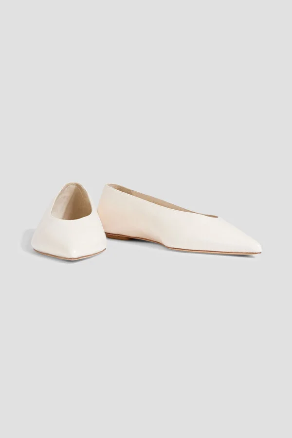 Lina leather point-toe flats - Image 2