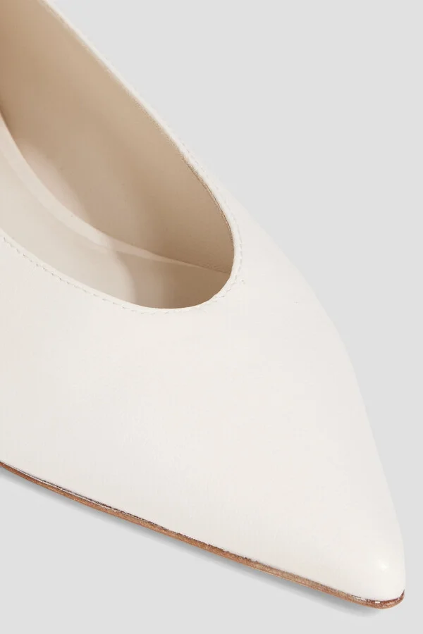 Lina leather point-toe flats - Image 4