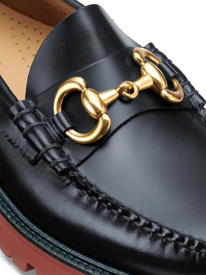 Lincoln Leather Bit Loafers - Image 6