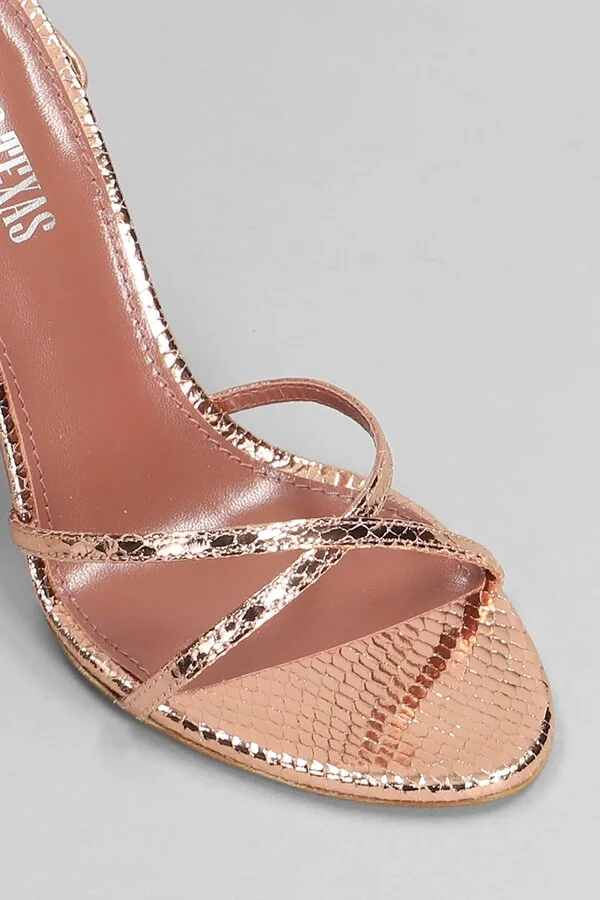 Linda 105 Sandals In Copper Leather - Image 5