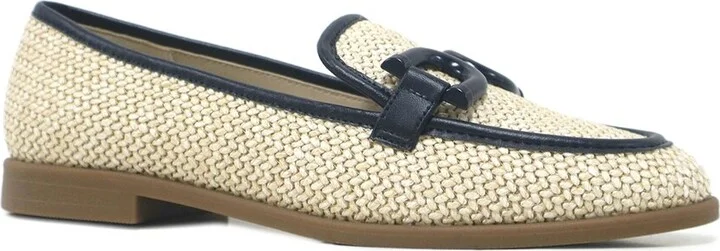 Linda Bit Raffia Loafer