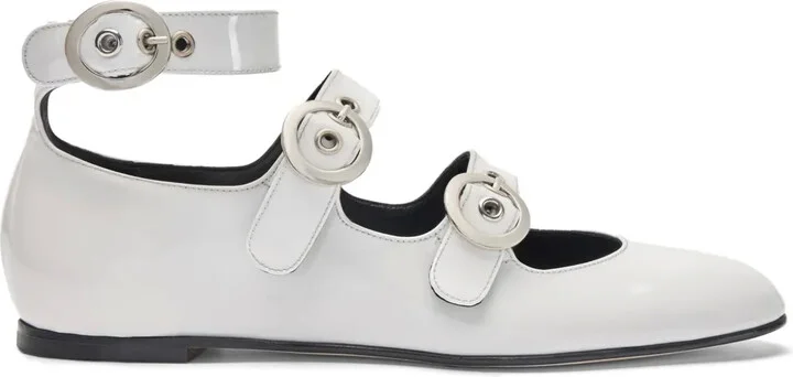 Linda II leather ballerina shoes