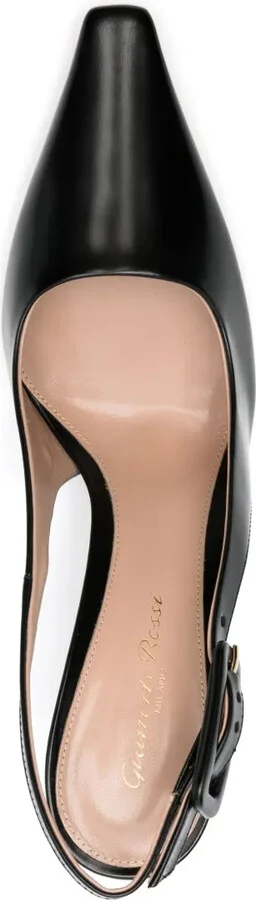 Lindsay 100mm leather pumps - Image 4