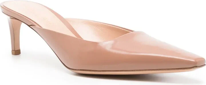 Lindsay 65mm leather mules - Image 2