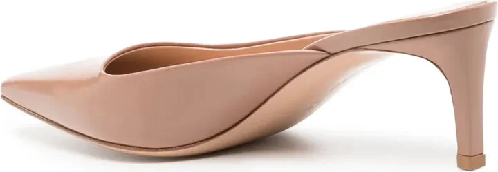 Lindsay 65mm leather mules - Image 3