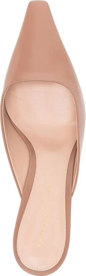 Lindsay 65mm leather mules - Image 4