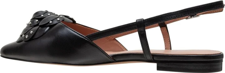 Linea Paolo Cadie Microstud Rosette Slingback Flats - Image 3