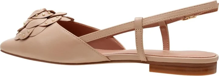 Linea Paolo Cadie Microstud Rosette Slingback Flats - Image 8