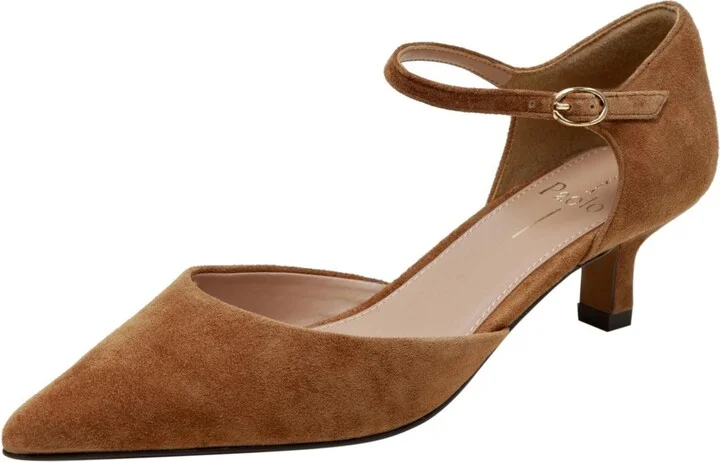 Linea Paolo Carey Two-Piece Kitten Heel Pumps