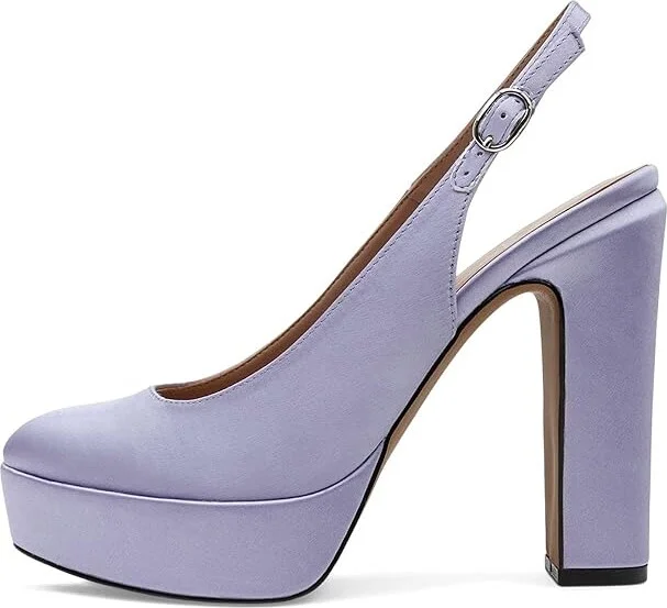 LINEA Paolo Ivie Women's Shoes Lilac : 8.5 M, Synthetic - Image 4