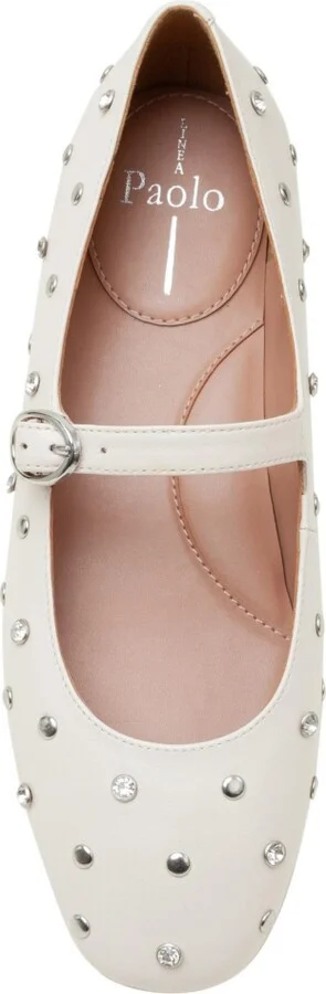 Linea Paolo Millie Crystal Stud Mary Jane Flats - Image 2