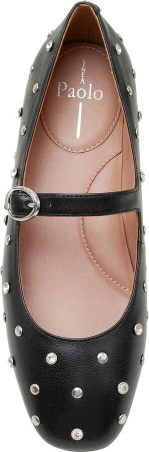 Linea Paolo Millie Crystal Stud Mary Jane Flats - Image 4