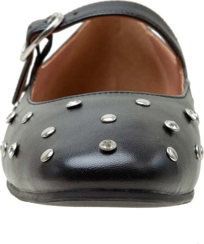 Linea Paolo Millie Crystal Stud Mary Jane Flats - Image 5