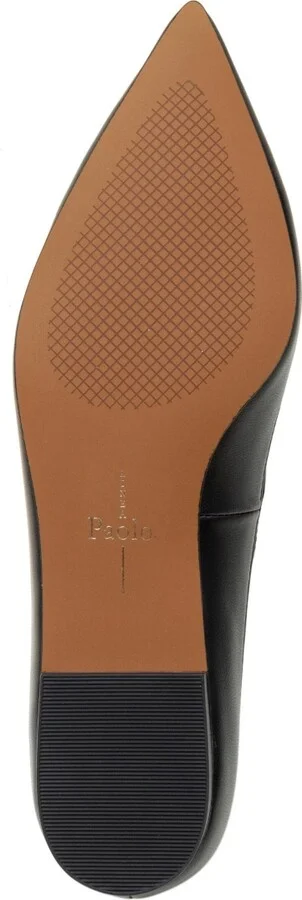 Linea Paolo Novah Mixed Media Skimmer Flats - Black nappa/mesh - Image 5