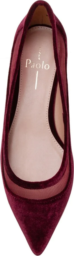 Linea Paolo Novah Mixed Media Skimmer Flats - Black nappa/mesh - Image 8