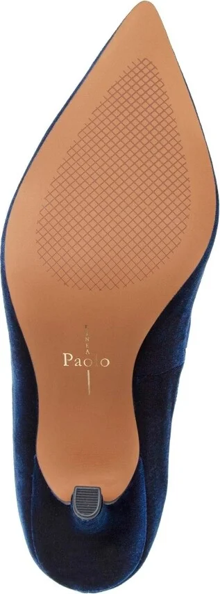 Linea Paolo Perline Mixed Media High Heel Pumps - Black nappa/mesh - Image 9