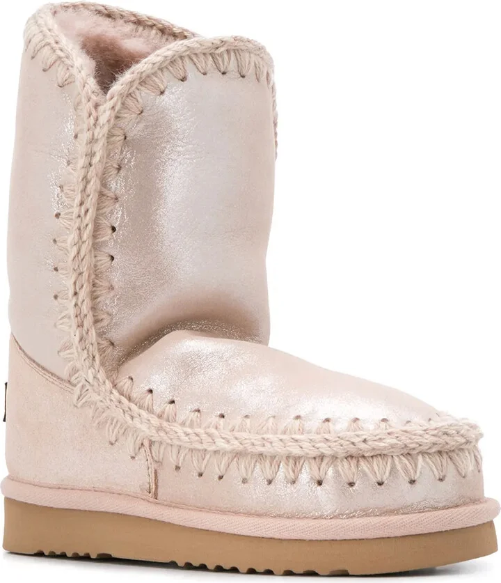 Lined Metallic Boots - Image 2