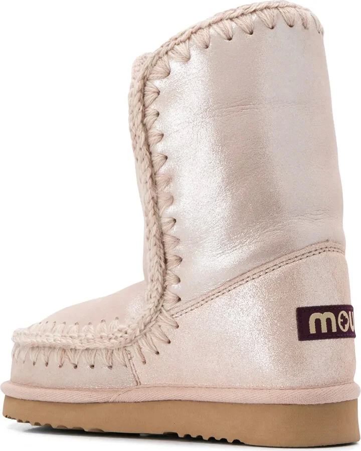 Lined Metallic Boots - Image 3