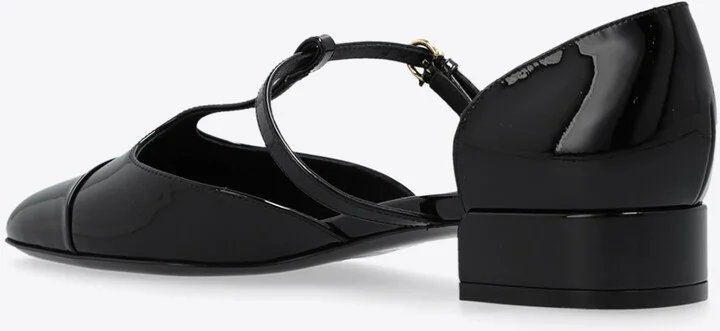 Linette T-strap Ballet Flats in Patent Leather - Image 2