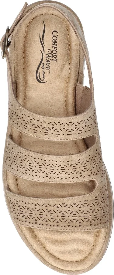 Link Laser Cut Slingback Sandal - Image 5