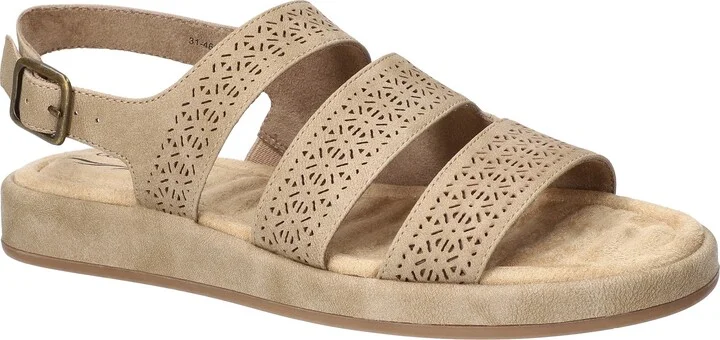 Link Laser Cut Slingback Sandal