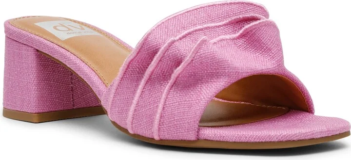 Linnen Slide Sandal