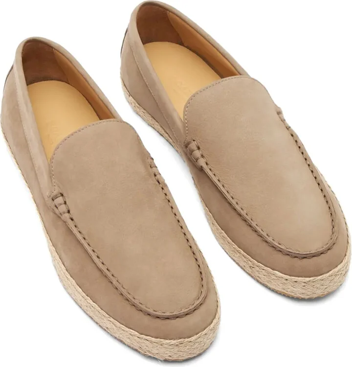 Lino almond-toe leather espadrilles - Image 4