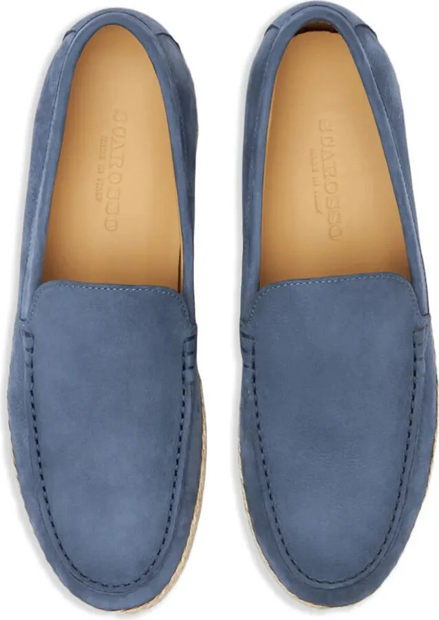 Lino almond-toe leather espadrilles - Image 3