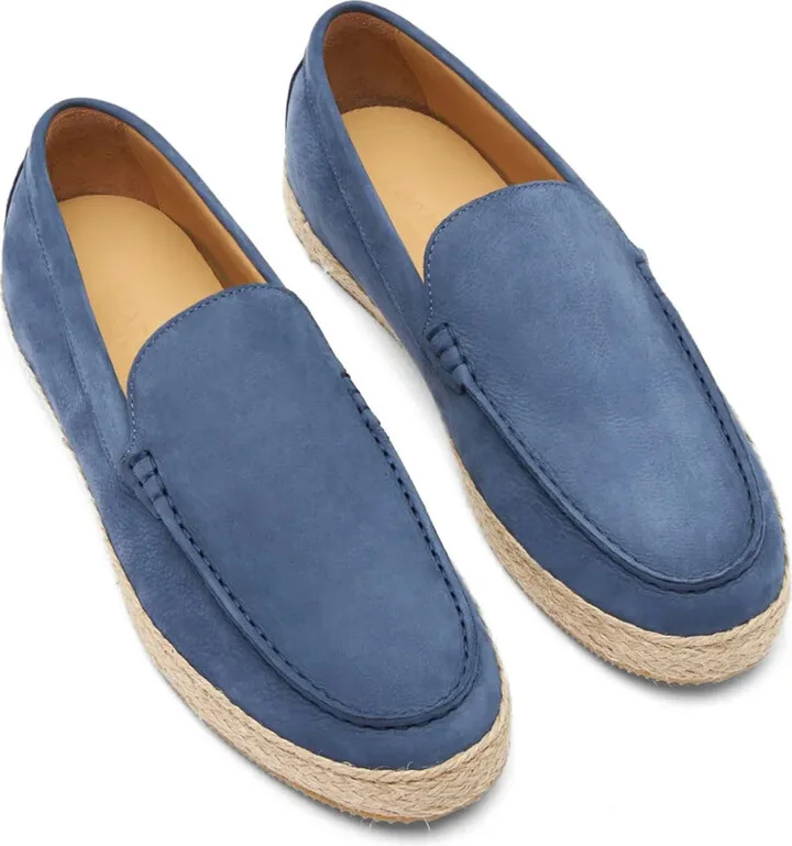 Lino almond-toe leather espadrilles - Image 4