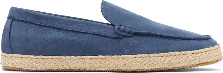 Lino almond-toe leather espadrilles