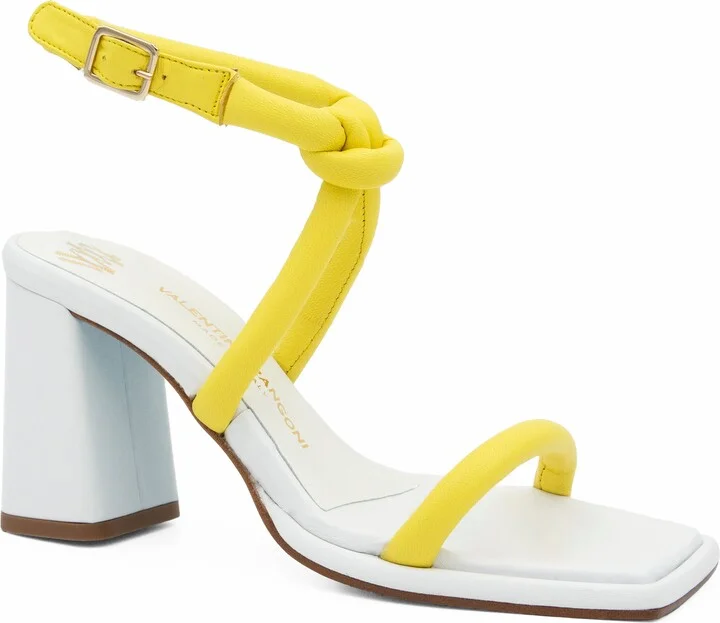 Lino Snd W/Strp Limone/White Parm - Image 2