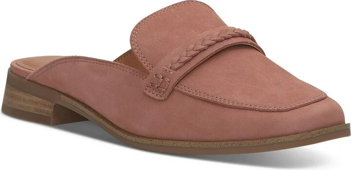 Linox Womens Solid Nubuck Loafers
