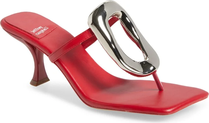 Bright Red Shiny Silver