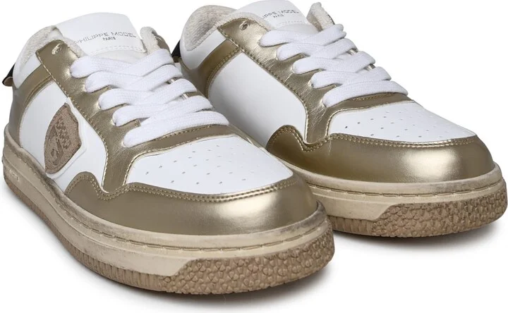 Lion Sneakers In Two-tone Polyurethane Blend - Image 2