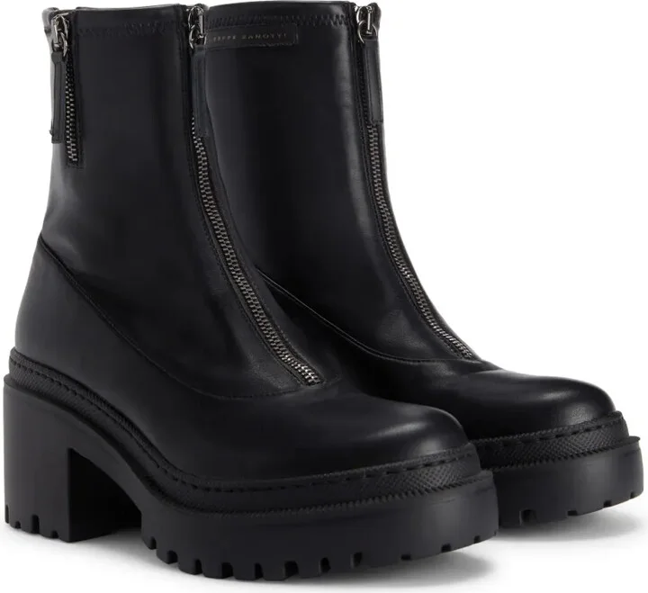 Lionora zip-fastening leather ankle boots - Image 2