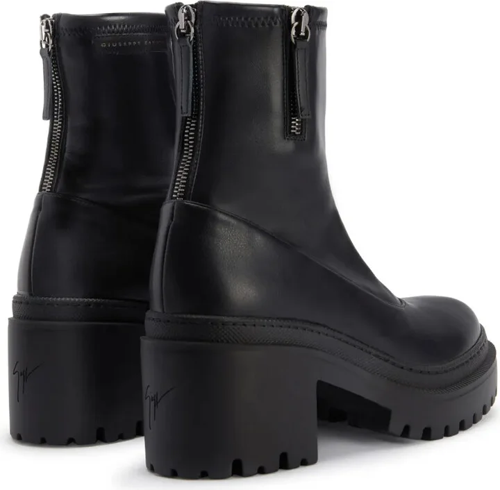 Lionora zip-fastening leather ankle boots - Image 3