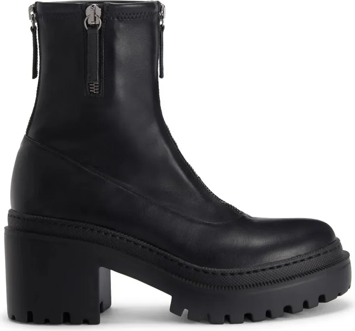 Lionora zip-fastening leather ankle boots