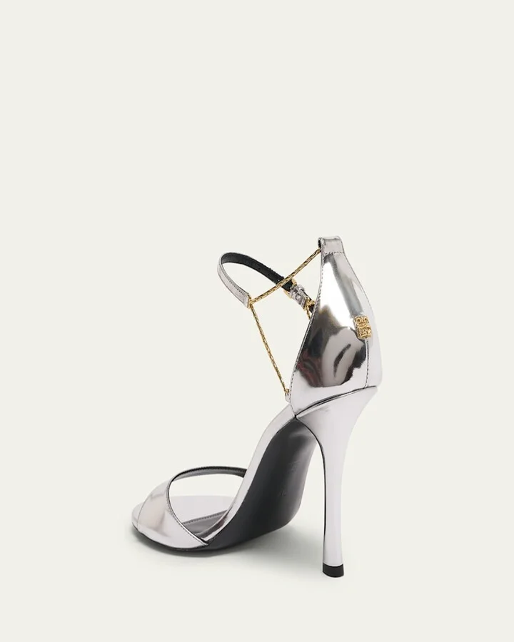 Liquid 4G Metallic Ankle-Strap Sandals - Image 5