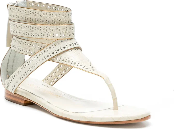 Lis leather flat sandals - Image 2