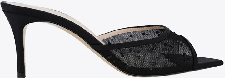 Lisa 75 Mesh Glitz Mules